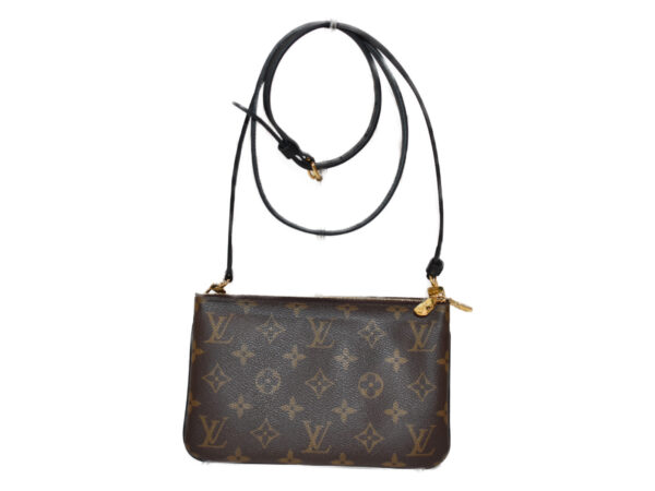 imgrc0086921410 Louis Vuitton Pochette Double Zip Crossbody Monogram Giant Reverse Brown