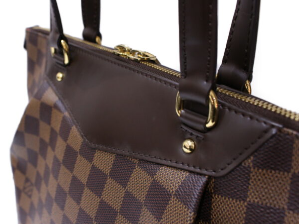 imgrc0086984372 Louis Vuitton Westminster PM Damier Canvas Handbag Brown