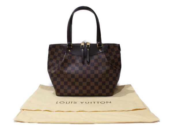 imgrc0086984378 Louis Vuitton Westminster PM Damier Canvas Handbag Brown