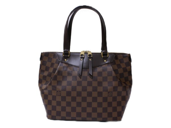 imgrc0086984379 Louis Vuitton Westminster PM Damier Canvas Handbag Brown