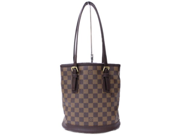 imgrc0087036673 Louis Vuitton Male Bucket Damier Canvas Tote Bag Brown