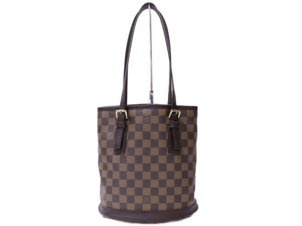 imgrc0087036676 Louis Vuitton Male Bucket Damier Canvas Tote Bag Brown