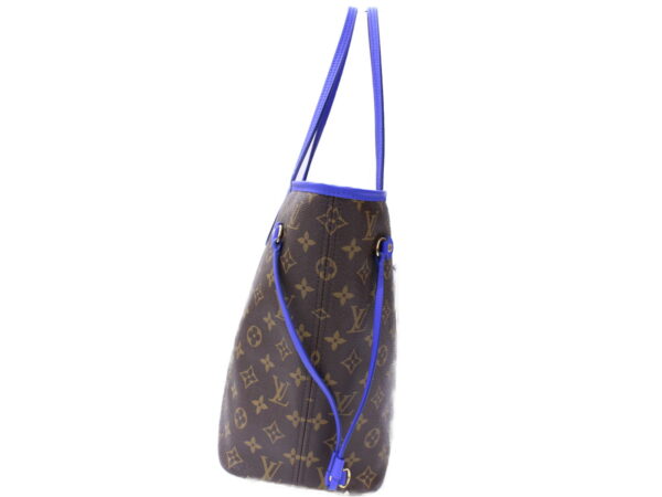 imgrc0087051292 Louis Vuitton Neverfull MM Ikat Flower Monogram Canvas Tote Bag Blue