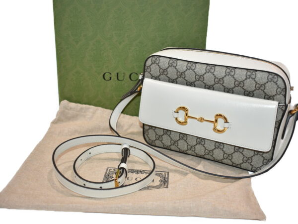 imgrc0087063369 Gucci Zip Around Wallet Leather White Brown