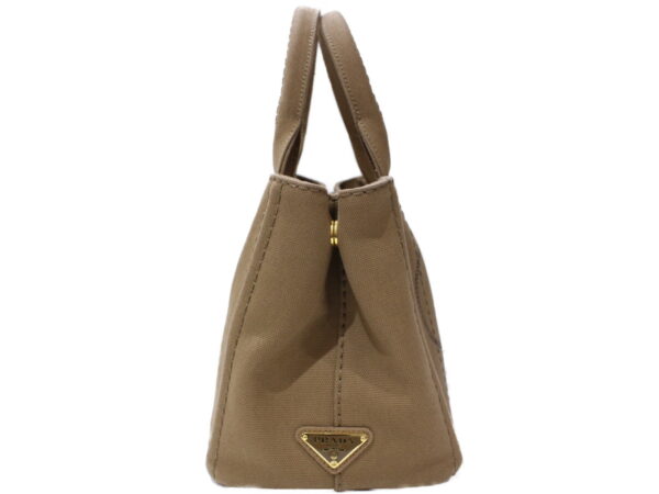 imgrc0087064213 Prada Kanapa Canvas Handbag Tabacco Brown