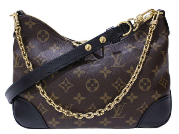 imgrc0087091620 Louis Vuitton Boulogne NM Monogram Canvas Shoulder Bag Noir