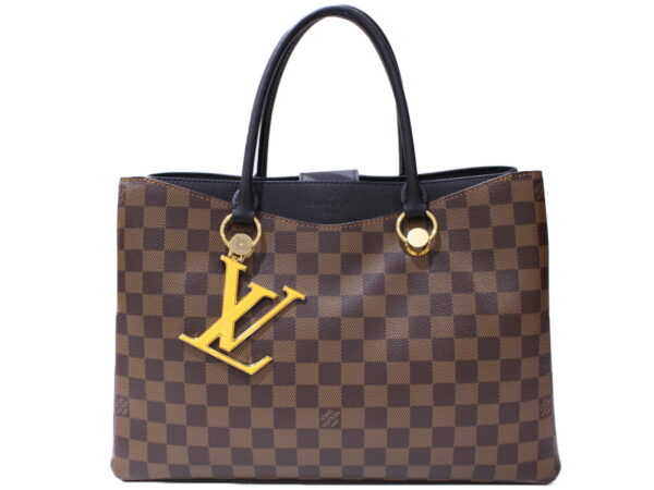 imgrc0087141630 Louis Vuitton Riverside Damier Taurillon Leather Shoulder Bag Black