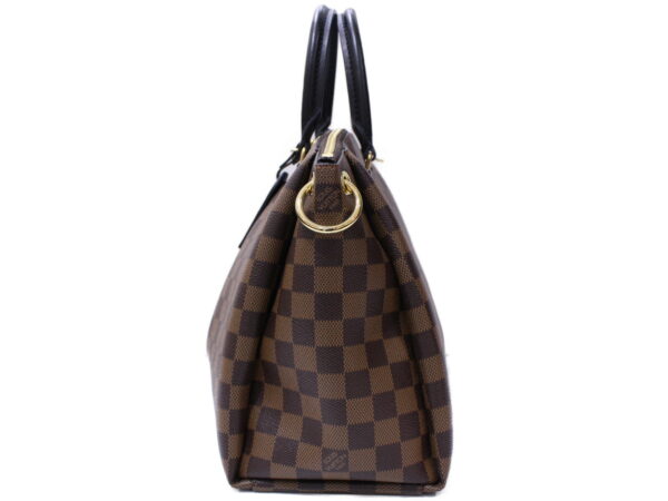 imgrc0087172514 Louis Vuitton Odeon Tote MM Damier Canvas Shoulder Bag Brown