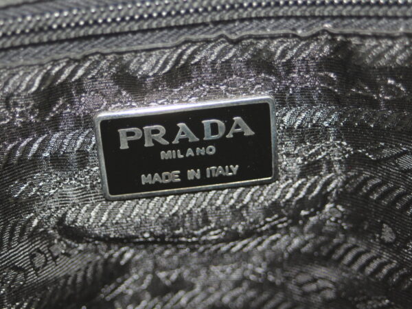 imgrc0087187884 Prada Nylon Backpack Leather Black