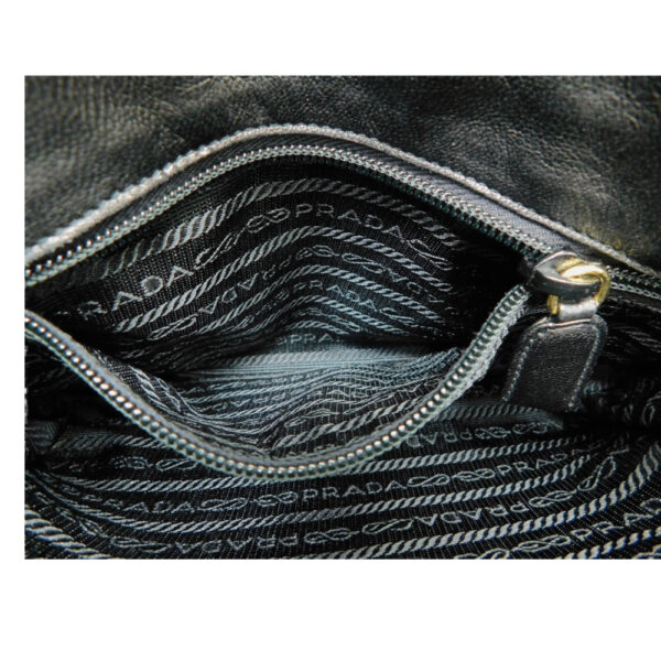 imgrc0087189751 Prada Chain Shoulder Bag Black