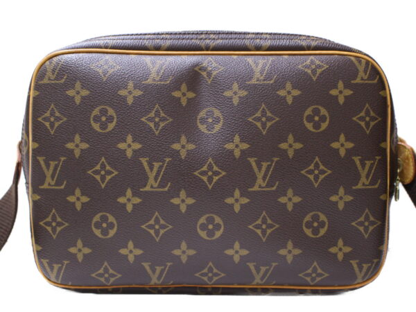 imgrc0087205090 Louis Vuitton Reporter PM Monogram Canvas Messenger Bag Brown