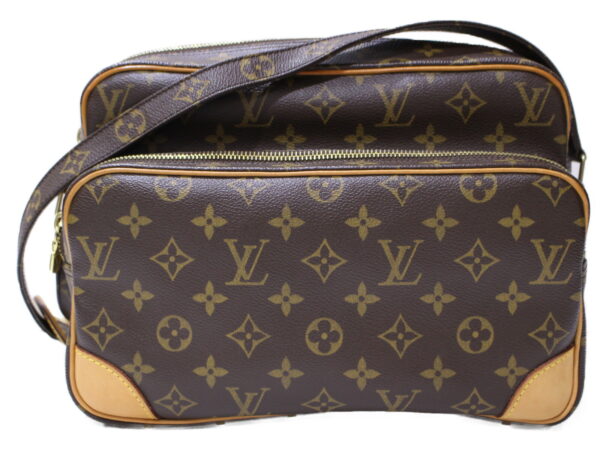 imgrc0087205146 Louis Vuitton Nile Monogram Canvas Messenger Bag Brown