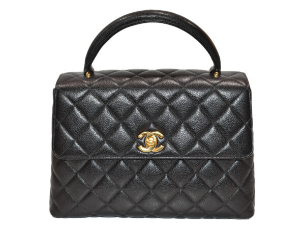 imgrc0087211091 Chanel Handbag Caviar Skin Black