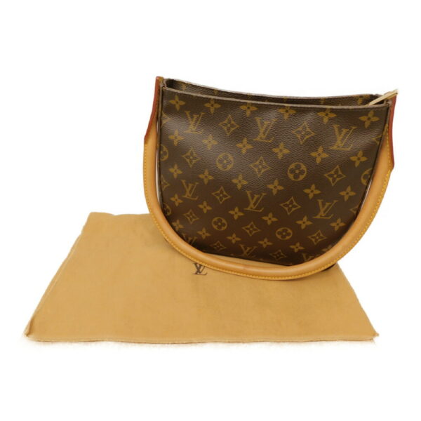 imgrc0087212560 Louis Vuitton Looping MM Monogram Shoulder Bag Brown