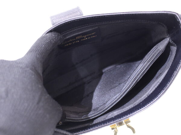 imgrc0087252868 Ferragamo Shoulder Bag Leather Black