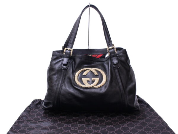 imgrc0087253103 Gucci Leather Tote Bag Black