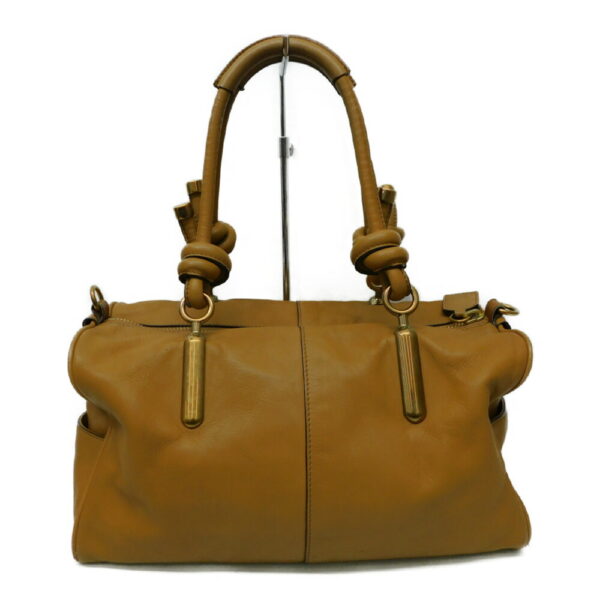 imgrc0087261996 Chloe Janet Mini Handbag Leather Brown Mustard