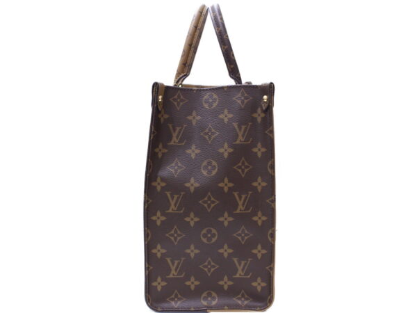 imgrc0087263260 Louis Vuitton On The Go MM Giant Reverse Tote Bag Brown