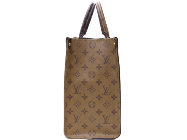 imgrc0087263261 Louis Vuitton On The Go MM Giant Reverse Tote Bag Brown