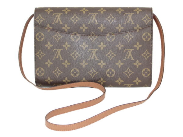 imgrc0087275367 Louis Vuitton Bordeaux Monogram Canvas Clutch Bag Brown