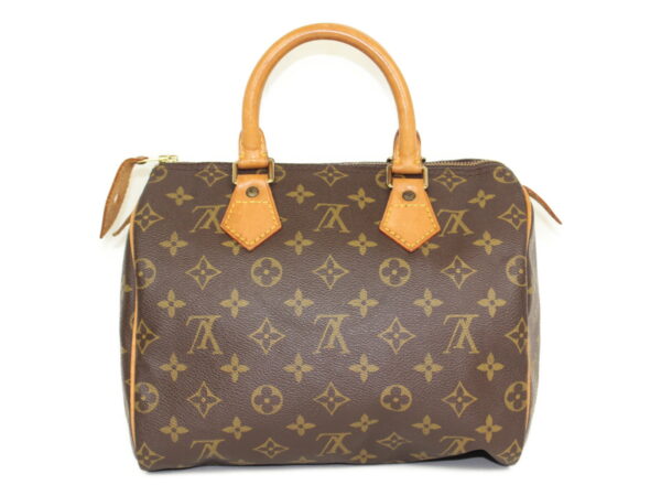 imgrc0087275593 Louis Vuitton Speedy 25 Monogram Canvas Bag Brown