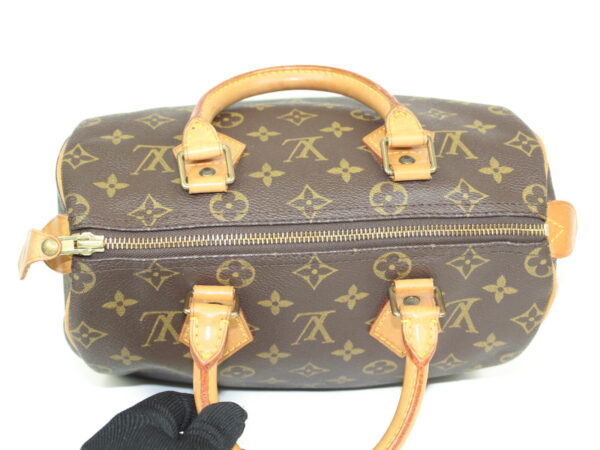 imgrc0087275597 Louis Vuitton Speedy 25 Monogram Canvas Bag Brown