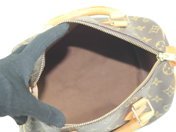 imgrc0087275598 Louis Vuitton Speedy 25 Monogram Canvas Bag Brown