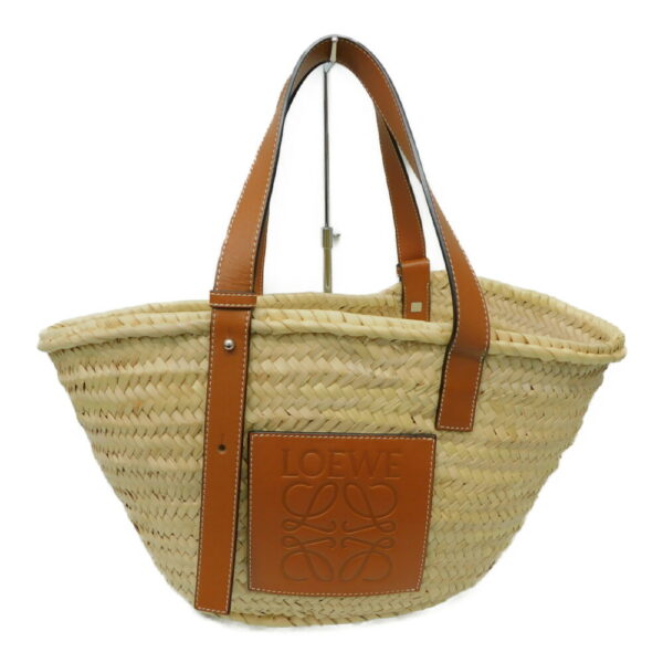 imgrc0087275639 Loewe Basket Bag Palm Leaf Calf Beige