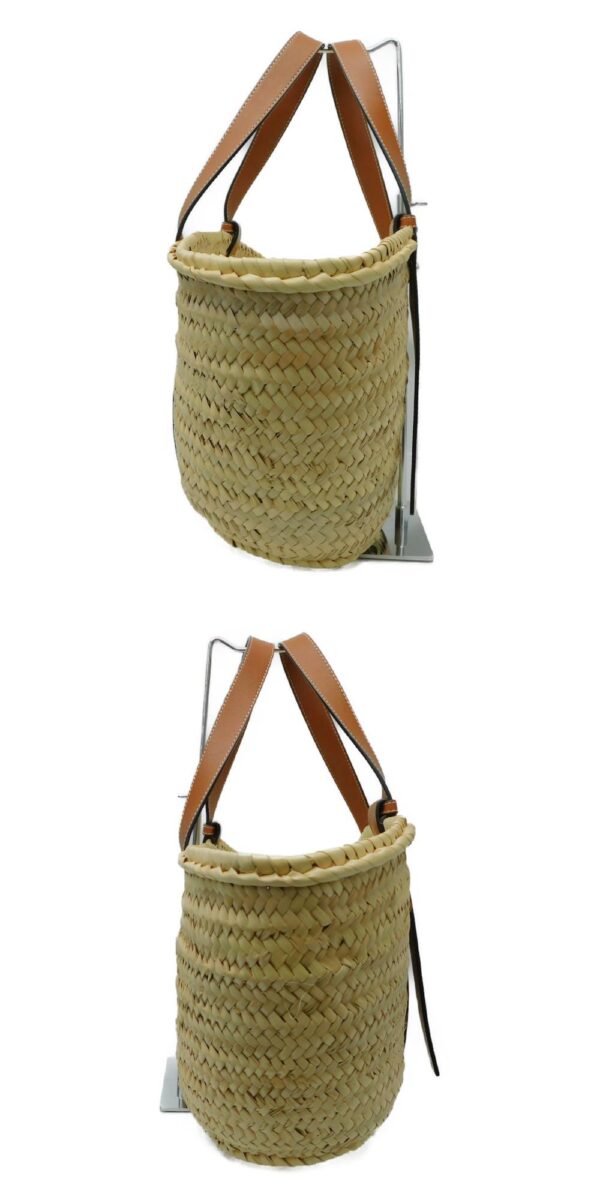 imgrc0087275641 Loewe Basket Bag Palm Leaf Calf Beige