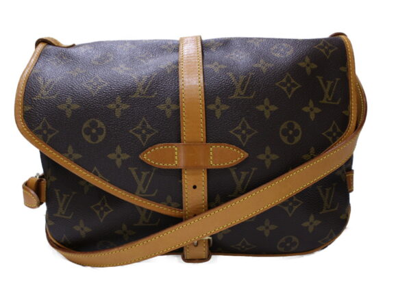 imgrc0087282628 Louis Vuitton Saumur 30 Monogram Canvas Shoulder Bag Brown