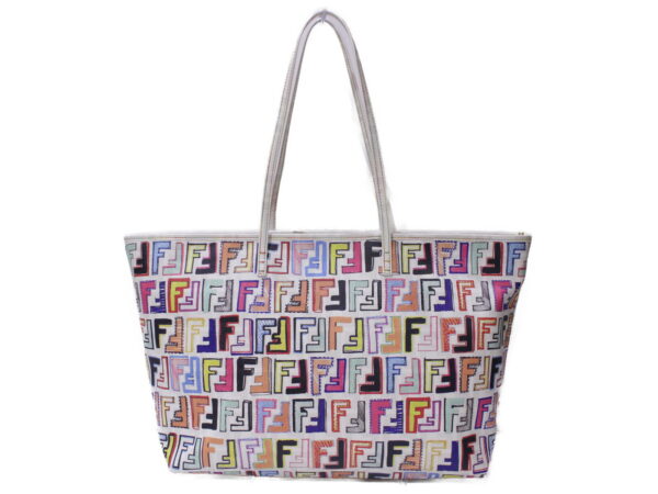 imgrc0087285033 Fendi Zucca Pattern Tote Bag Multicolor