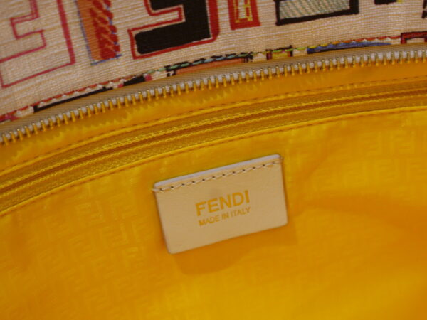 imgrc0087285041 Fendi Zucca Pattern Tote Bag Multicolor