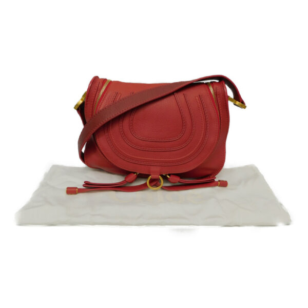 imgrc0087319318 Chloe Mercy 2Way Shoulder Bag Leather Red