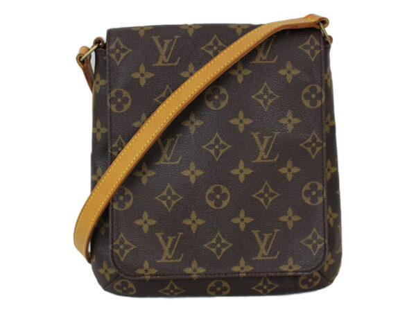 imgrc0087322834 Louis Vuitton Musette Salsa Monogram Canvas Shoulder Bag Brown