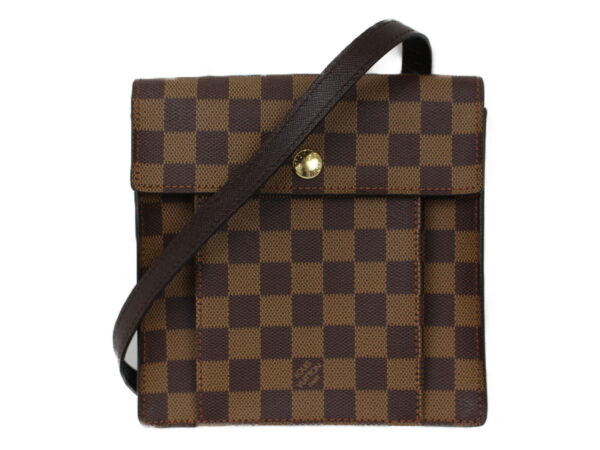 imgrc0087323196 Louis Vuitton Pimlico Damier Canvas Shoulder Bag Brown