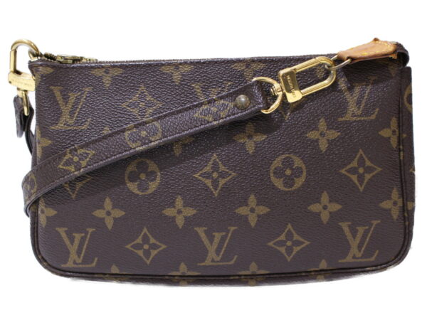 imgrc0087323641 Louis Vuitton Pochette Accessoire Monogram Shoulder Bag Brown