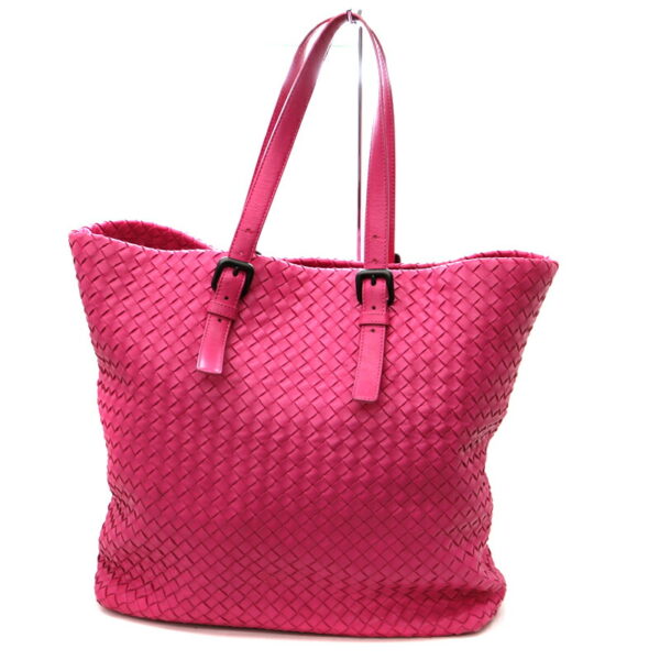 imgrc0087345016 Bottega Veneta Intrecciato Tote Bag Leather Pink