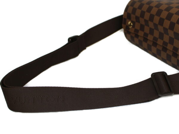 imgrc0087366538 Louis Vuitton Naviglio Damier Canvas Shoulder Bag Brown