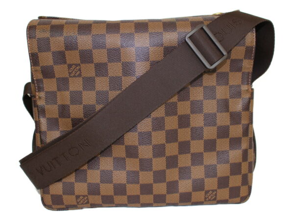 imgrc0087366540 Louis Vuitton Naviglio Damier Canvas Shoulder Bag Brown