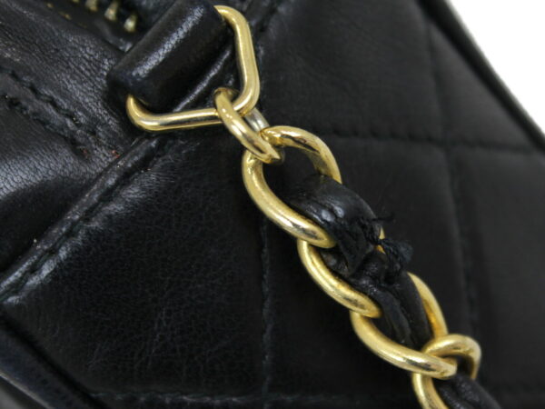 imgrc0087384918 Chanel Lambskin Chain Shoulder Bag Black