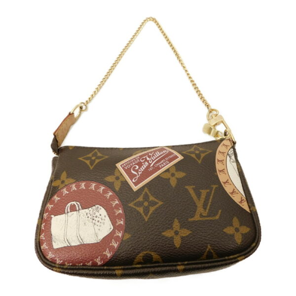 imgrc0087390268 Louis Vuitton Mini Pochette Accessoire Monogram Accessory Pouch Brown