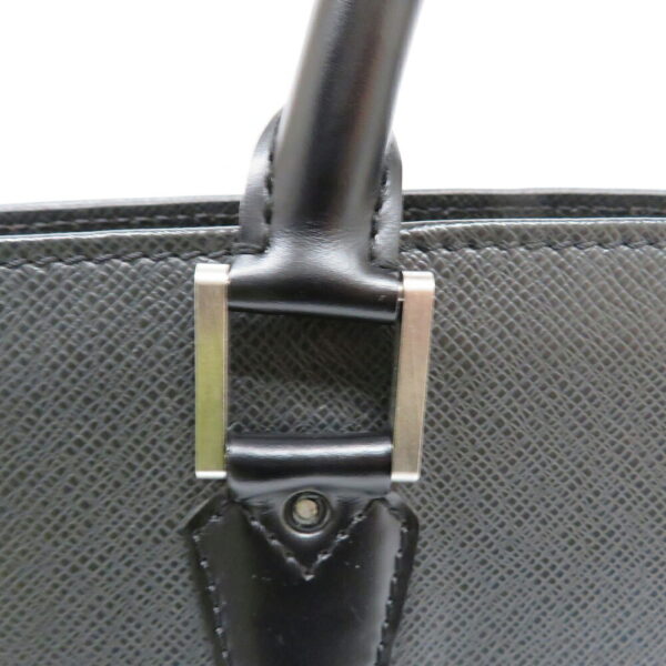 imgrc0087394339 Louis Vuitton Rosein Taiga Business Handbag Black