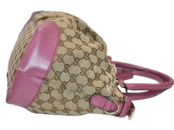 imgrc0087404004 Gucci Sookie 2WAY Bag Canvas Leather Beige Pink