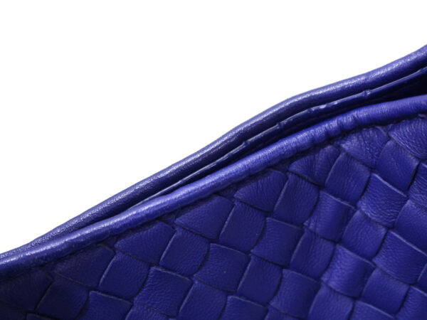 imgrc0087448018 Bottega Veneta Parachute Intrecciato Leather Handbag Blue