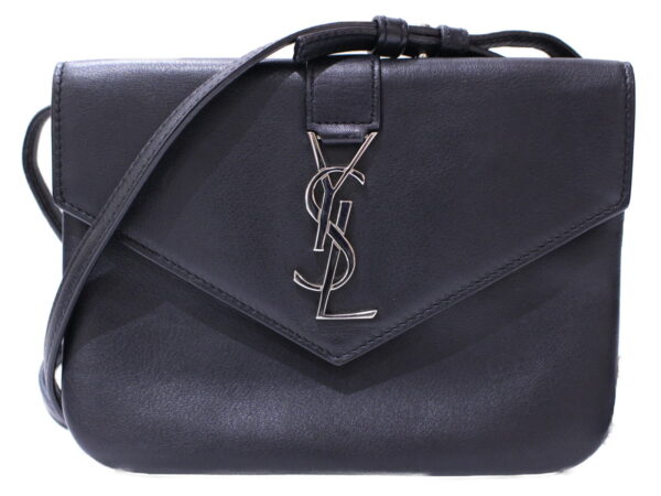 imgrc0087448072 YSL Mini Shoulder Bag Leather Black