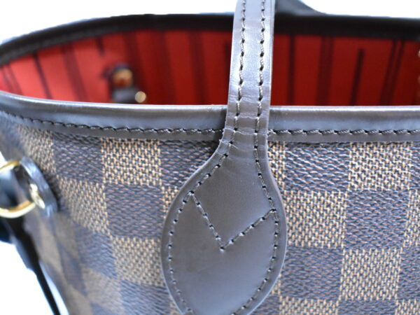 imgrc0087491198 Louis Vuitton Neverfull PM Damier Canvas Tote Bag Brown