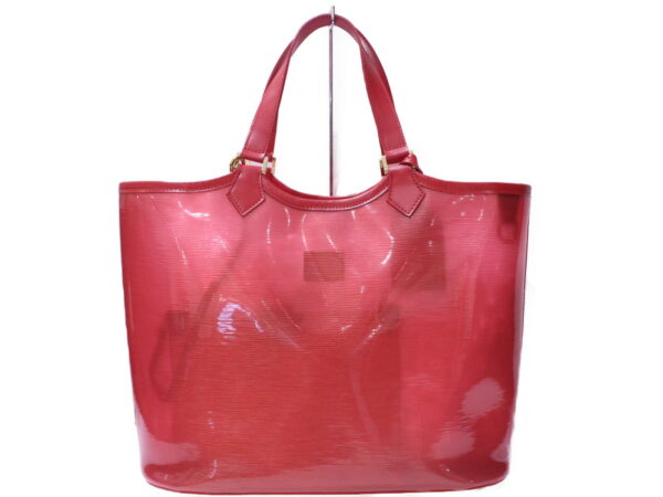 imgrc0087543448 Louis Vuitton Lagoon Bay Epi Plage Clear Tote Bag Grenadine Red