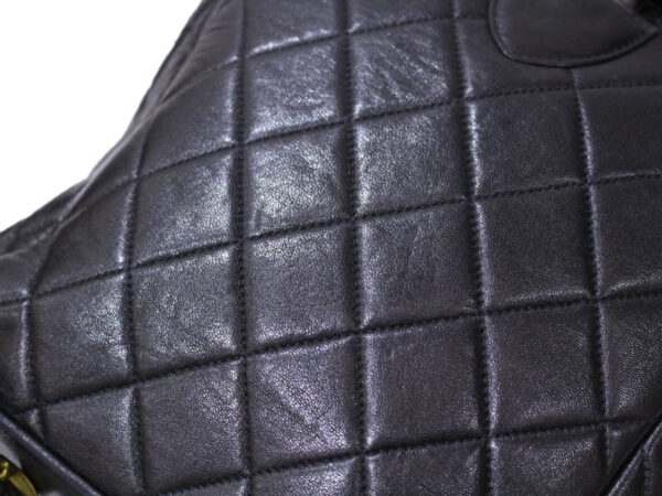 imgrc0087553664 Chanel Matelasse Lambskin Backpack Black