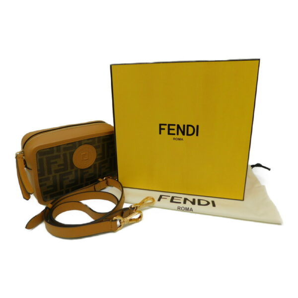 imgrc0087554342 Fendi Cam Shoulder Bag Crossbody Zucca Pattern Brown