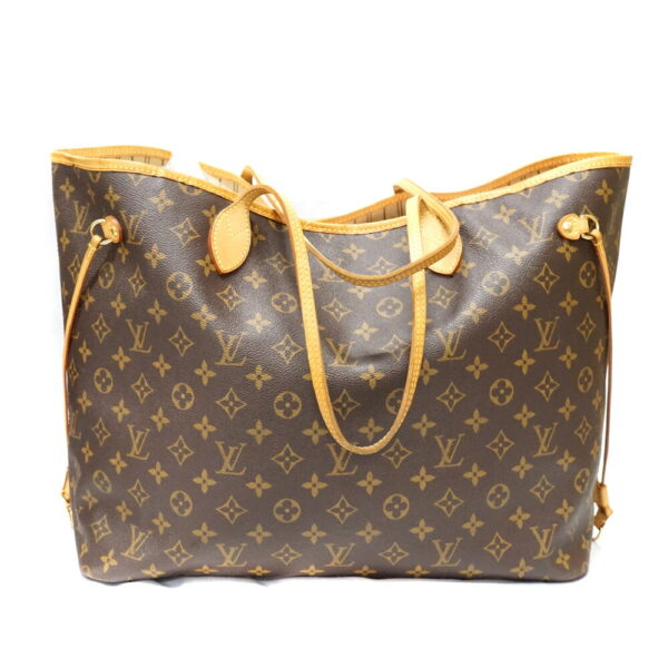 imgrc0087590520 Louis Vuitton Neverfull GM Monogram Canvas Tote Bag Brown